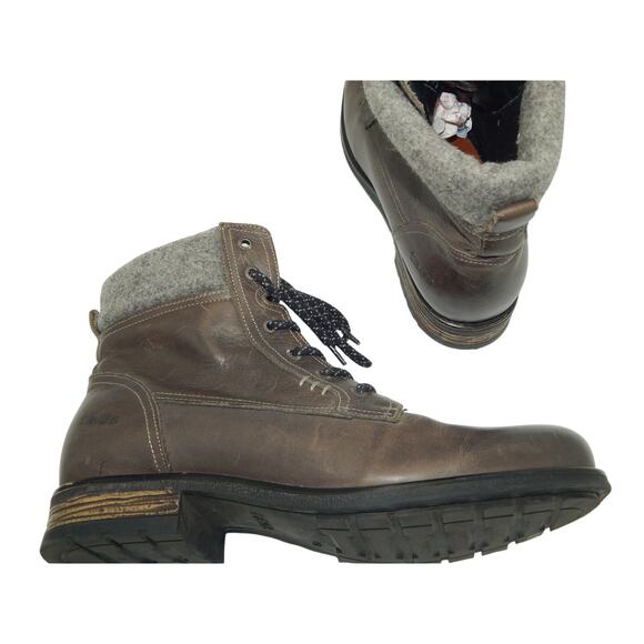 Taos Cutie Ankle Boot, Wool Collar, Lace-up Inner Zipper, US Size 9.5-10 EUC - Picture 7 of 9